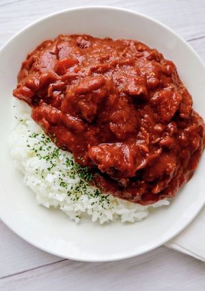 簡単☆サバ味噌トマトカレー-レシピのメイン写真