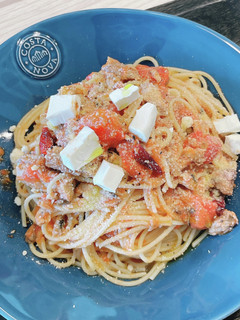 簡単10分!サバ缶&トマト缶絶品パスタ-レシピのメイン写真