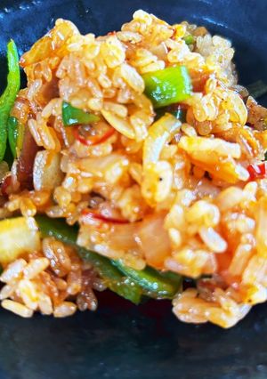 意外に旨い！ナポリタン味の焼き飯-レシピのメイン写真
