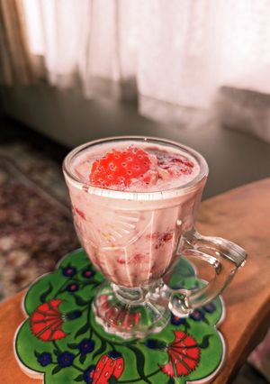美味しさ沁みわたる　苺ミルク-レシピのメイン写真
