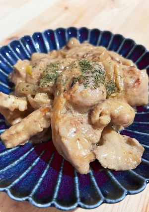 牛乳☆簡単！鶏もも肉の簡単ブラウンソース-レシピのメイン写真