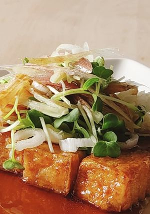 厚揚げのぶっかけ香味野菜みょうが☆夕食-レシピのメイン写真