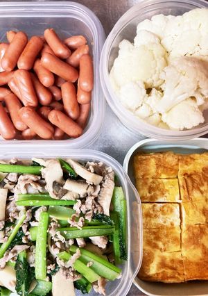 1週間のお弁当4/22-レシピのメイン写真