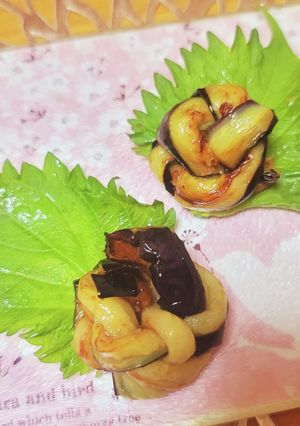 お弁当・前菜に♪おしゃれ茄子の花-レシピのメイン写真