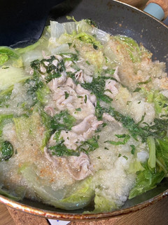 白菜と豚肉のゴマみぞれ鍋-レシピのメイン写真