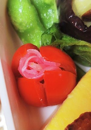 お弁当・前菜・おつまみに♪簡単ガリトマト-レシピのメイン写真