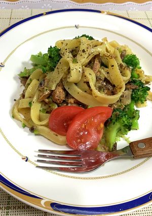 いわし缶de生パスタ♪-レシピのメイン写真