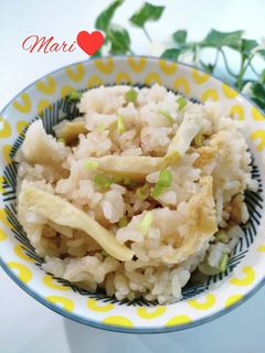 お鍋で☆たけのこご飯-レシピのメイン写真