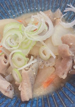 簡単モツ味噌煮込み-レシピのメイン写真