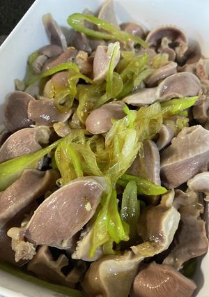 砂肝と白葱の柚子胡椒ポン酢-レシピのメイン写真