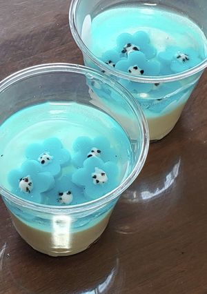 ネモフィラのレアチーズ-レシピのメイン写真