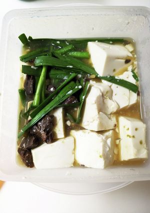 簡単レンジで煮物くじらの煮物（５分）-レシピのメイン写真