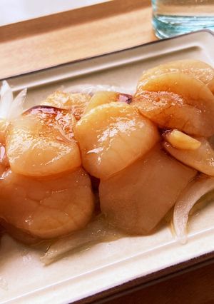 材料２つホタテの和風カルパッチョ-レシピのメイン写真