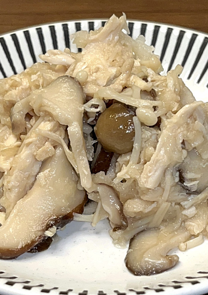 鶏肉ときのこのおろし和え-レシピのメイン写真