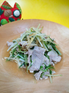 水菜と豚肉の煮浸し -レシピのメイン写真
