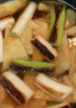 ネギと油揚げの煮浸し-レシピのメイン写真