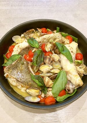 切り身魚で簡単！アクアパッツァ-レシピのメイン写真