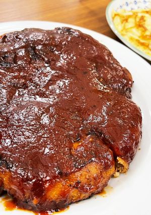 26cmフライパンで大きめハンバーグ-レシピのメイン写真