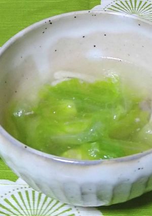 レタスと鶏肉のスープ-レシピのメイン写真