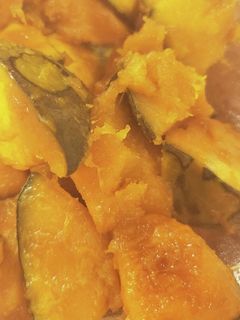 水無し簡単!レンジでかぼちゃの煮物-レシピのメイン写真