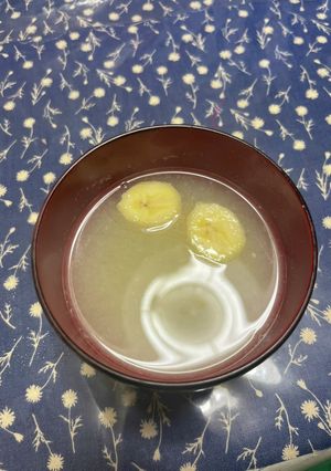 バナナの味噌汁-レシピのメイン写真