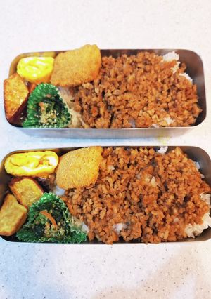 高校生弁当覚え書き285そぼろ-レシピのメイン写真