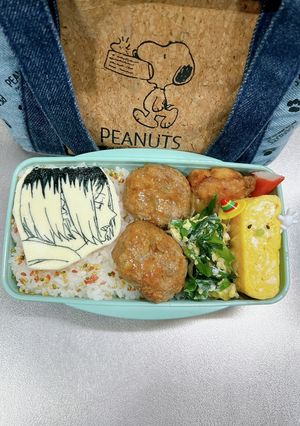 毎日高校男子弁当　研磨　ハイキュー-レシピのメイン写真