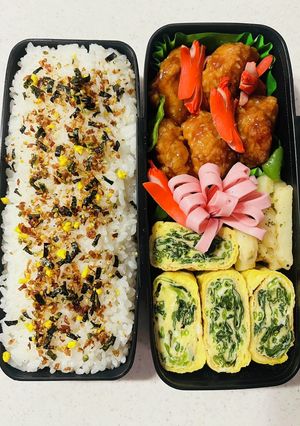 中学生弁当2024.4.21-レシピのメイン写真