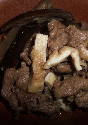 甘辛で美味しい！ナスと牛肉の炒め煮-レシピのメイン写真