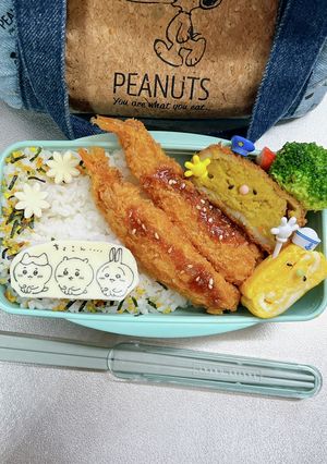 毎日高校男子弁当　ちいかわ　キャラ弁-レシピのメイン写真