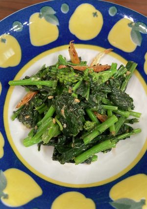 【春の味覚】からし菜の和えもの-レシピのメイン写真