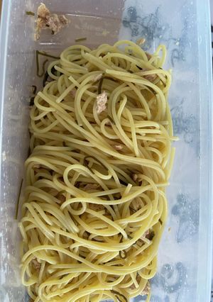 レンチン和風パスタ-レシピのメイン写真