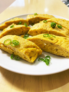 お弁当おかず『ごはんですよ!』で卵焼き-レシピのメイン写真