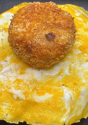 肉汁溢れだす！メンチカツ丼！-レシピのメイン写真