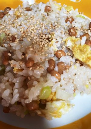 納豆チャーハン-レシピのメイン写真