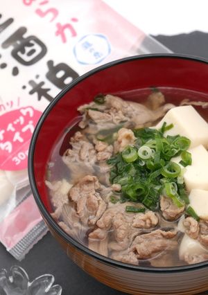 酒粕入り肉吸い風-レシピのメイン写真