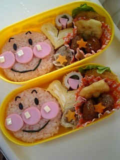 簡単キャラ弁!アンパンマン弁当★-レシピのメイン写真