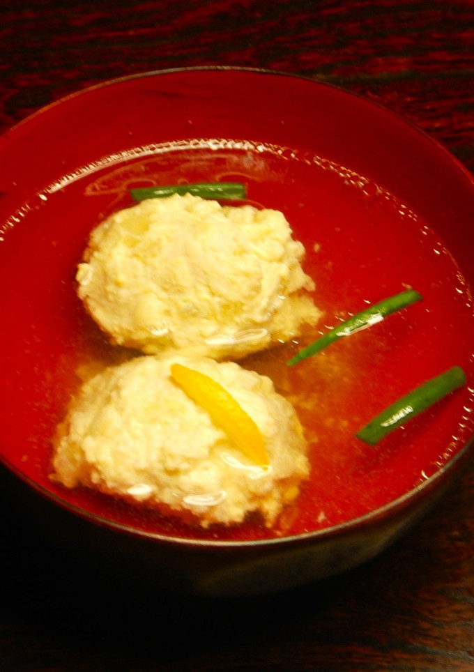 鶏と新玉のつくね汁まぜて汁に落とすだけ！-レシピのメイン写真
