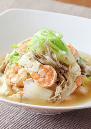 エビの塩麹漬け蒸し野菜-レシピのメイン写真