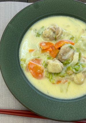 鶏肉とシーフードの具沢山クリーム煮-レシピのメイン写真