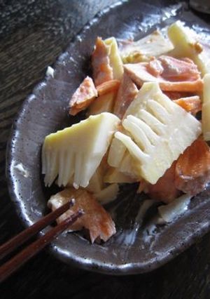 筍と焼き鮭の味噌マヨ和え♪-レシピのメイン写真