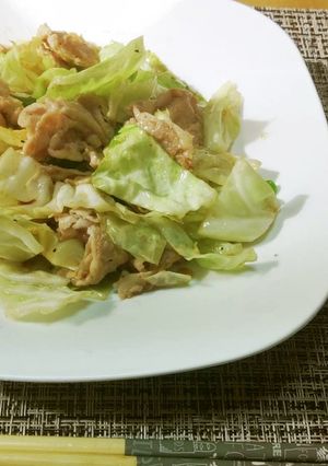 ニンニク増し増し野菜炒め-レシピのメイン写真