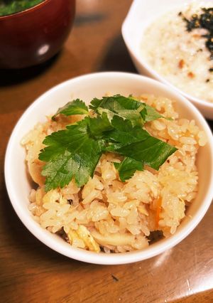 ツナ缶とごぼう天の炊き込みご飯-レシピのメイン写真