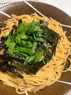 簡単♡ツナと塩昆布の和風パスタ♡-レシピのメイン写真