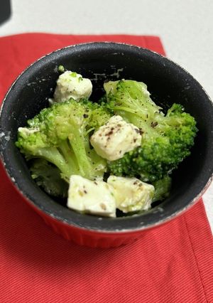 ブロッコリーのクリームチーズあえ-レシピのメイン写真