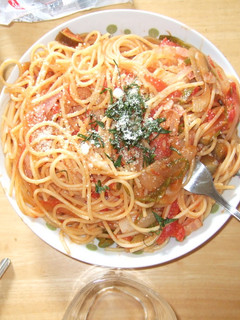 トマトソースパスタ-レシピのメイン写真