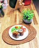 チーズちくわの海苔巻き豚バラロール