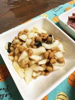 高血圧対策に新玉ねぎ納豆-レシピのメイン写真