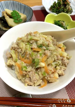 筍と鶏ミンチのそぼろあん♪-レシピのメイン写真