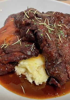 鶏肉の赤ワイン煮込み-レシピのメイン写真